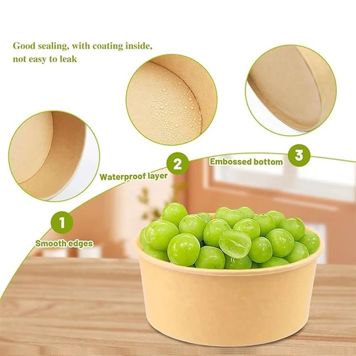 Compostable Round Bowls - Perfect For Takeout factory