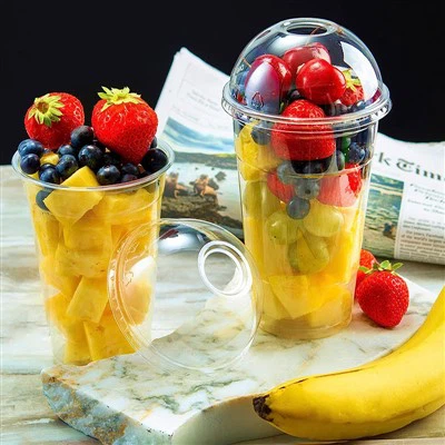 Пластмасови чаши с капак с принт